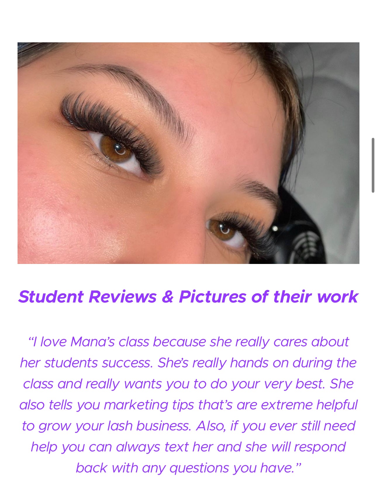 Deluxe virtual lash training course