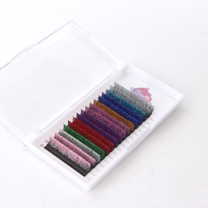 Mixed Color Glitter Lashes