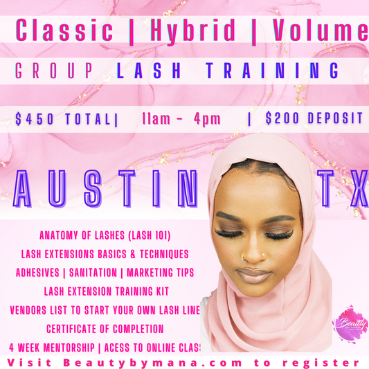 Volume , Hybrid & Classic Lash Training | Austin , Texas