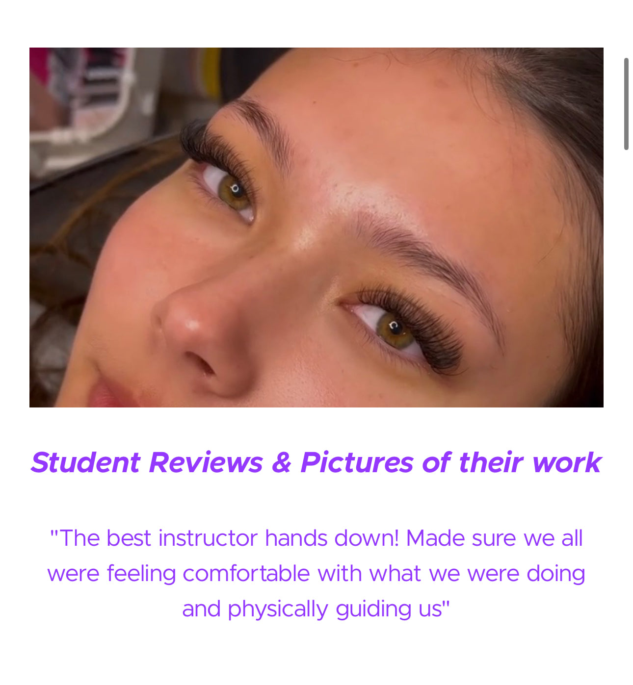 Deluxe virtual lash training course