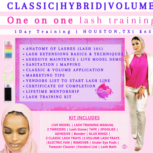 One on One: Classic, Volume, & Hybrid Lash Training | Houston , Texas