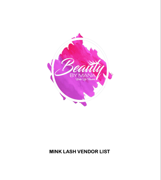 DIY Mink Lash Vendors List